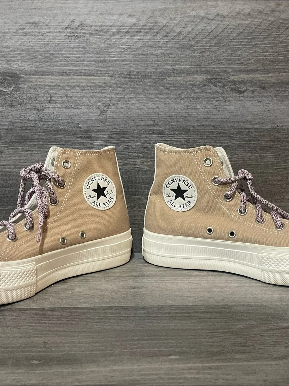 Converse Chuck Taylor Tri-Panel High Top Color Block Canvas Sneakers Women Sz 8 - Picture 3 of 9